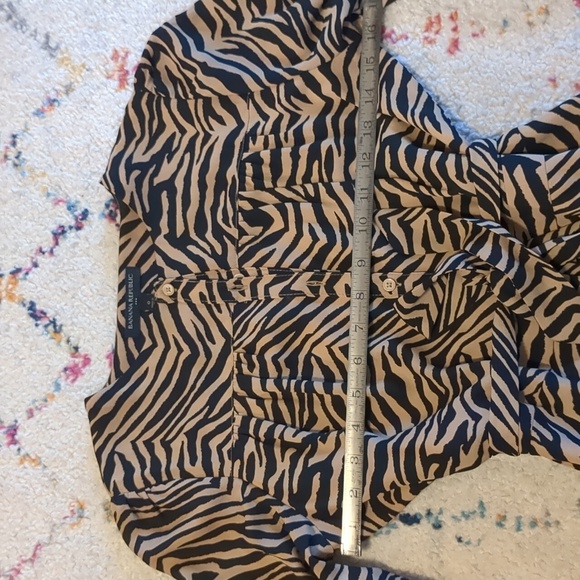 Banana Republic Zebra Dress - Size 0 - Picture 7 of 8